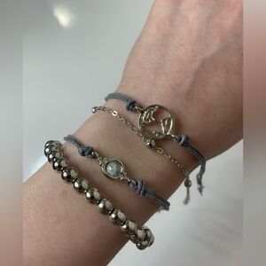 Silver bracelets